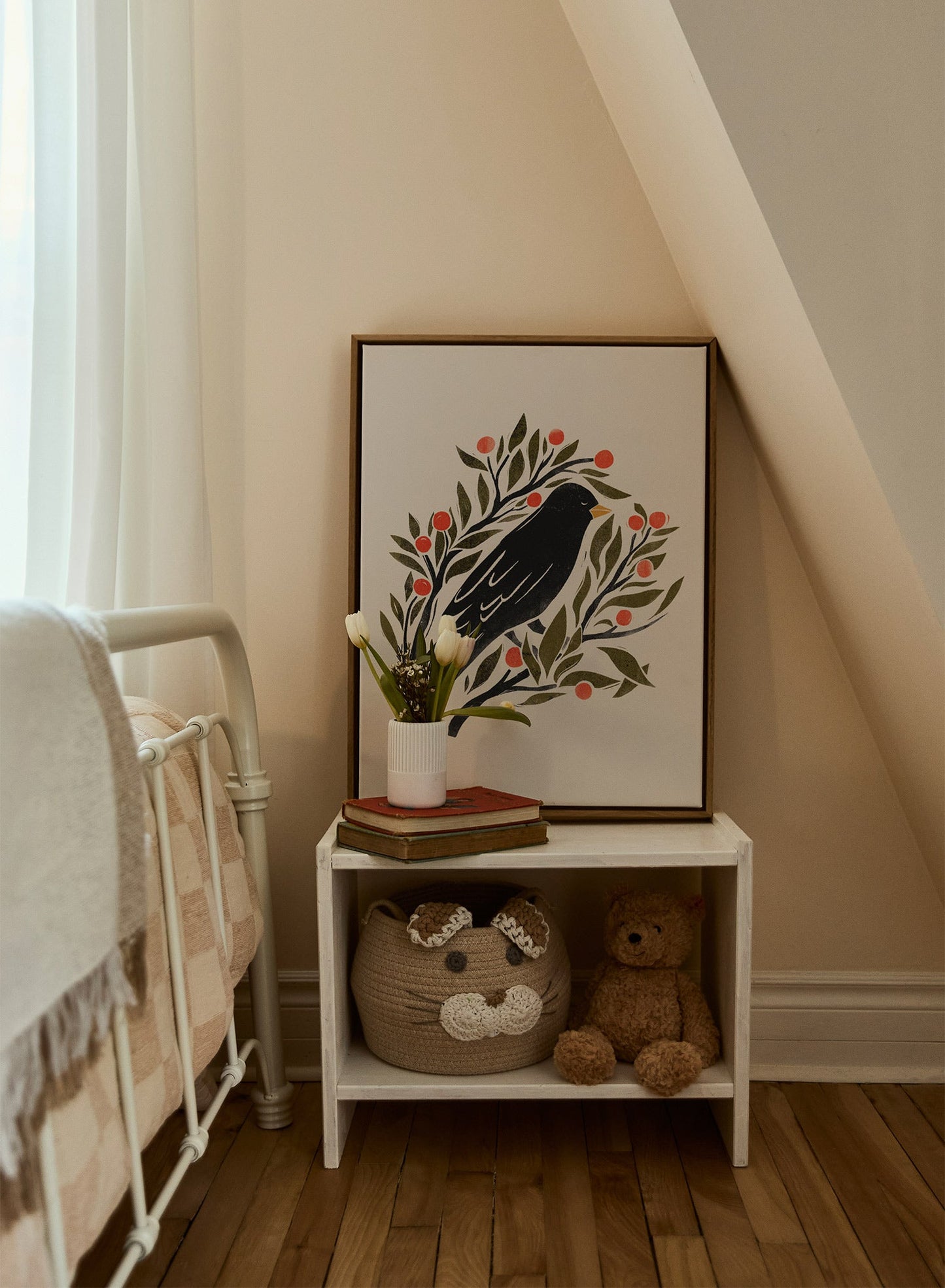 Blackbird & Red Berries, Poster