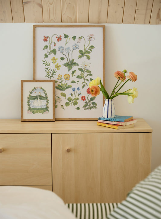 Pressed Flower Study, Poster